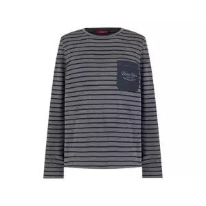 [롯데백화점]크로커다일레이디 스트라이프 포켓 티셔츠 CLEWTS904