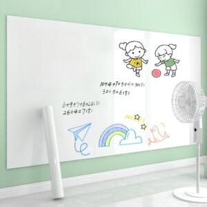 정전기 화이트 보드 스티커 이동식 재사용 가능 교육 낙서 드로잉 가정용 PP 지울 수있는