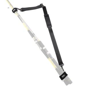 붐스 낚시 RS4 막대 스트랩 슬링 어깨 벨트 블랙