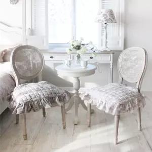 [꼬떼따블] 뜨왈 까레 퀄 팅 코튼 의자방석 (2color)