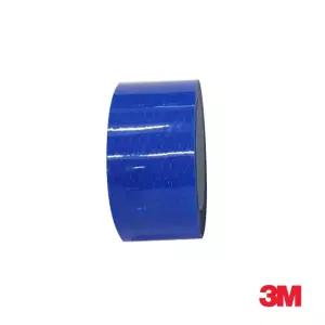 3M 프리즘형 고휘도 반사 테이프 48mm x 2.5M 청색표시 안전잎 야간작업 테잎