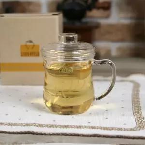 유리 머그 다기 300ml 찻잔 커핏잔 유리잔 홈카페 카페잔 물컵 차주전자 다도구