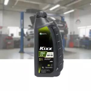 GS칼텍스 Kixx PAO C3 5W40 디젤·가솔린 겸용 프리미엄 엔진오일