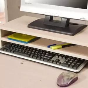 넷메이트 모니터 받침대 거치대 선반 2단 워시컴퓨터 스탠드 다이 대형 PC