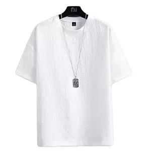 고품질 남성 기본 무지 반팔티 캐주얼 여름 기본 티셔츠 남자반팔 기본티 남자반팔티셔츠 WFHVU1I