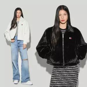 [공식][타미진스] 칼라 퍼 재킷 2종 택1 (T32F0WJC11TWT1)