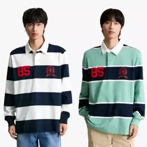 [공식][타미진스] 스트라이프 럭비 티셔츠 2종 택1 (T32F7TKT55TMT1)