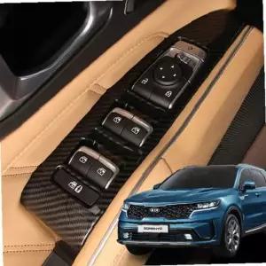 쏘렌토MQ4 윈도우 스위치 카본몰딩