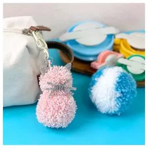 창의교구- 털실로 폼폼이 고양이 키링 만들기 4인 개별패키지