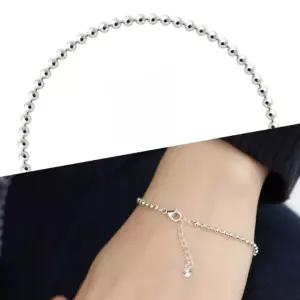 실버 레이어드 92.5 친구생일 백일선물 미러 E 은팔찌 여름 FWC03C2B16