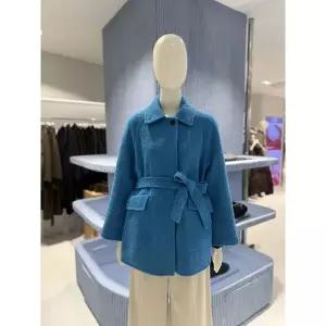 [ZOOC](타임스퀘어점패션관)알파카 블렌디드 벨티드 하프 코트 Z254MSG533