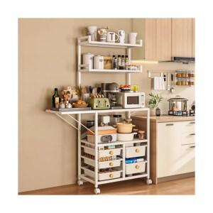 확장형 동식 선반 밥솥선반 미니조리대