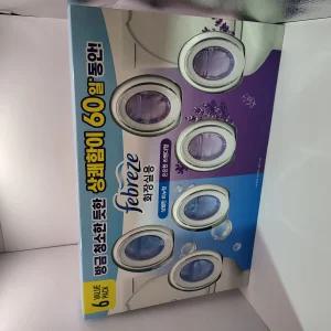 페브리즈 화장실용 6개입 /상쾌한비누향3개/은은한라벤더향3개/상쾌함/60일지속