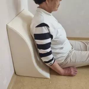 [노인 장기요양 복지용구] 국산 등받이 삼각쿠션 nsbs-pc5033 체위변경 침대 와상환자 자세변환용구 욕창방지 자세쿠션 본인부담금 6%