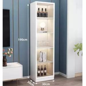 LED 위스키진열장 술장식장 와인 양주장 컬러 그레이 조명