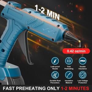 보쉬 호환 18V 배터리 BAT609 무선 핫멜트 글루건 DIY 홈 크래프트 수리 도구용 충전식