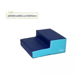 유치원 놀이방 방염 체육매트 스펀지 청투톤 계단블럭 단품 운동 복지원 몸쓰기 체험관