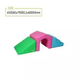 유아 실내놀이방 방염 스펀지 놀이가구 터널 계단 경사로 세트 교육관 운동 체육매트