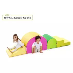 유아동 실내놀이터 놀이매트 방염 향균 파스텔 경사로 터널 블럭세트 병설 체험관 어린이