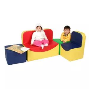 아동복지센터 독서의자 휴식의자 스펀지 소파세트 놀이시간 신체발달 휴게실 유치원 돌봄