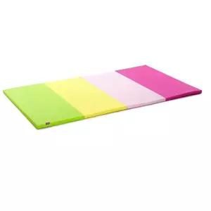 유치원 놀이매트 방염 체육매트 4cm 후르츠칼라 4단 접이매트 대 어린이 지역아동센터