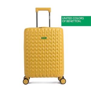베네통 Knit 시리즈 하드 가벼운 여행용 캐리어 20인치 24인치 TSA 잠금장치
