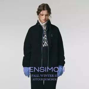 25FW 벤시몽 여성 배색포인트 플리스 셋업