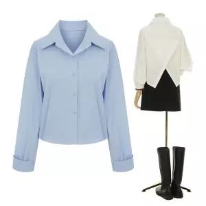 [페이지플린] 백슬릿카라셔츠_P6ASH007C