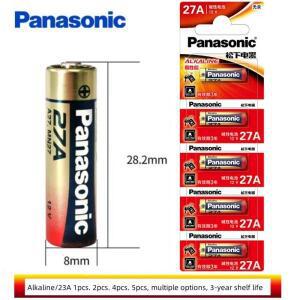파나소닉 5PCS 27A 23A 12V A23SA27 알카라인 배터리 초인종 원격 제어 전기 장난감