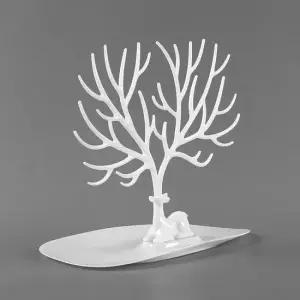 사슴뿔 귀걸이 악세사리 진열대 화이트)소품 거치대 액세서리진열대 악세사리진열대