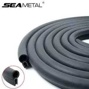 풍절음 고무몰딩 SEAMETAL 차량용 도어 엣지 가드 보호기 스트립 U형 이중층 씰링 방수 방음 충돌 방지 자