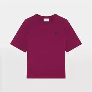 메종키츠네 폭스 헤드 패치 반팔 티셔츠 LW00106KJ0119 P564