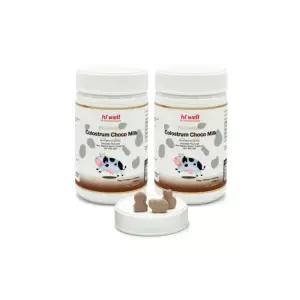 하이웰 초유 초코 츄어블 돌 아기 어린이 150정 X2 BNA