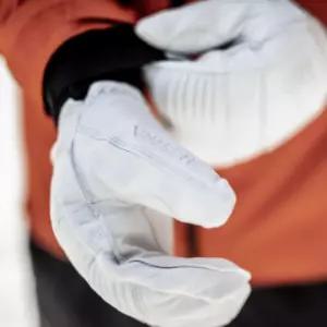 헤스트라 3핑거 스키 남자 장갑 보드 캠핑 화이트 XL BNA