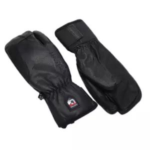 헤스트라 성인 삼지 장갑 스키 스노보드 숏 블랙 S BNA