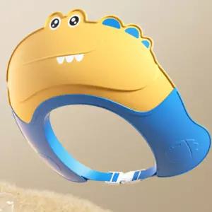 샤워 모자 아기 샤워모자 악어 어린이 헤어캡 편안한 머리감기기 골프 선물 gift