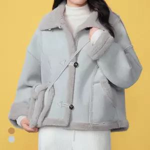 KARRA (77까지)라인퍼하이넥무스탕자켓_A5W0909