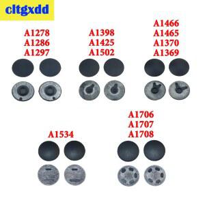 노트북 발 패드 하단 케이스 고무 발, 맥북 프로 에어 A1278 1286 A1425 A1465 1502 1370 A1534 A1706 1707 용, 4 피스