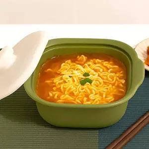 [하우스웨어](국내생산)하우스웨어 전자렌지용기 프리미엄 실리콘 라면 용기 900ml 택1