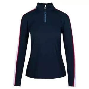 [제이린드버그]제이린드버그 여성용 2022 져지 반집업 기능성 긴팔 골프웨어 스포츠 미드 레이어 KORA