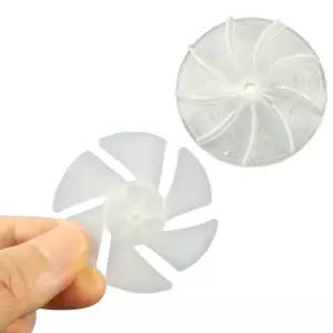 미니 AC 모터 전동기 날개 프로펠러 팬 블레이드 소형 가전 고풍력 선풍기 부품 교체 5개