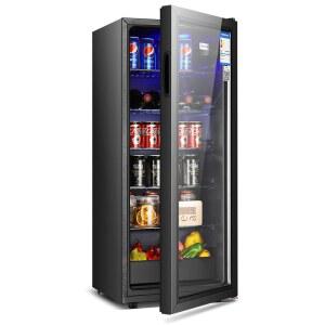 음료수 냉장고 가정용 쇼케이스 슬림베젤도어 씽씽 미니쇼케이스 1도어 소형 쿠잉 술장고