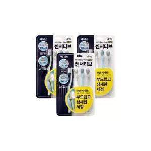 메디안 이지클린 센서티브 칫솔 4입 3개 총 12개 917279