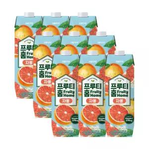 서울우유 프루티홈 자몽 1000ml 9입