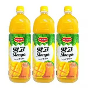 [셀러허브]롯데칠성음료 델몬트 오리지널 망고 1.5L X 3개 (S16417757)