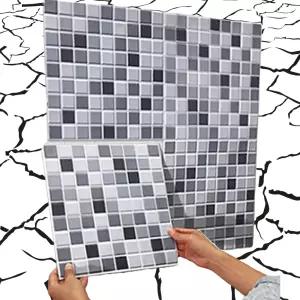 깨지지 않은 접착 벽타일 욕실 베란다 세탁실 흡집 오염 벽커버 자가시공 간편재단