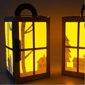 겨울풍경 크리스마스 조명 LED 스탠드 만들기 5인 수업용 단체수업 교육원 창의 실습