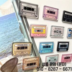 6Pcs 아크릴 소형 미니 테이프 라디오 냉장고 부착 홈 장식 자석 귀여운