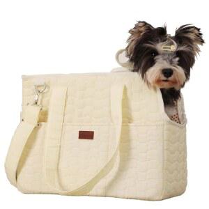 HSC PET 고양이 캐리어 부드러운 면 애완동물 작은 강아지 가방 지갑 여행용 동물 야외 기능 핸드백 (베이지2, 대형)