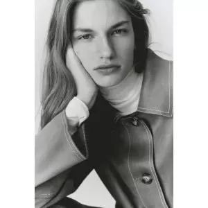 [정품] HM 여자 자켓 점퍼 야상 저지 재킷 다크 베이지 1322792001